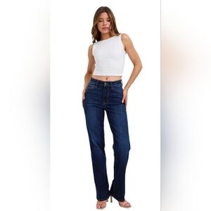 Judy Blue High Waist Sraight Leg Jeans Sz 11/30 NWT